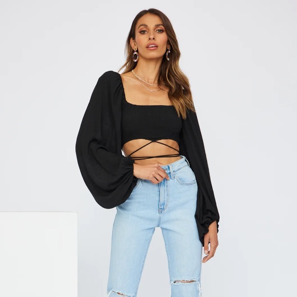 STYLING DAILY CROP BLACK - Picture 2 of 6